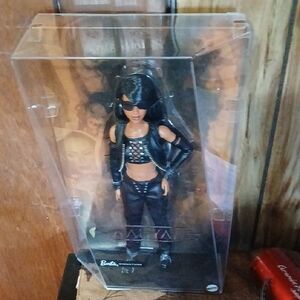 AALIYAH BARBIE DOLL IN BLACK OUTFIT